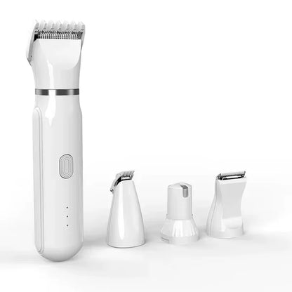 Nest & Paw 4-in-1 Rechargeable Pet Grooming Kit – Low-Noise Clippers & Nail Grinder for Safe, Cordless Dog and Cat Care